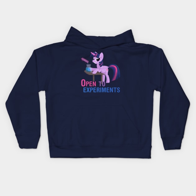 Open to experiments Kids Hoodie by Stinkehund